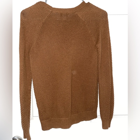Old Navy Brown Knit Scoop Neck Sweater XS - Picture 2 of 3